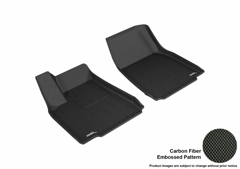 Tesla Model X 16-   Kagu Front Floorliner Black