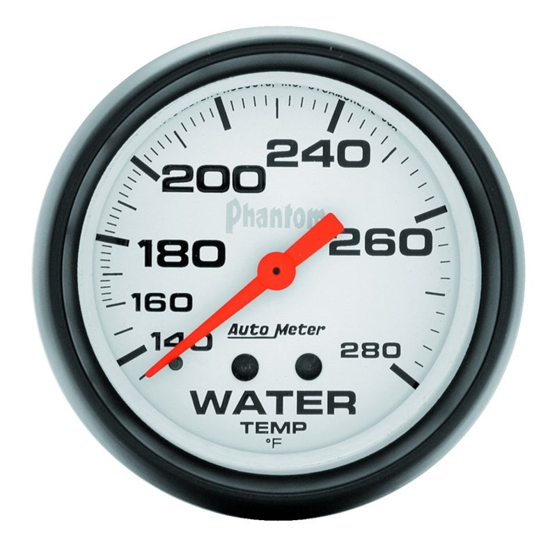 2-5/8in Phantom Water Temp Gauge 140-280