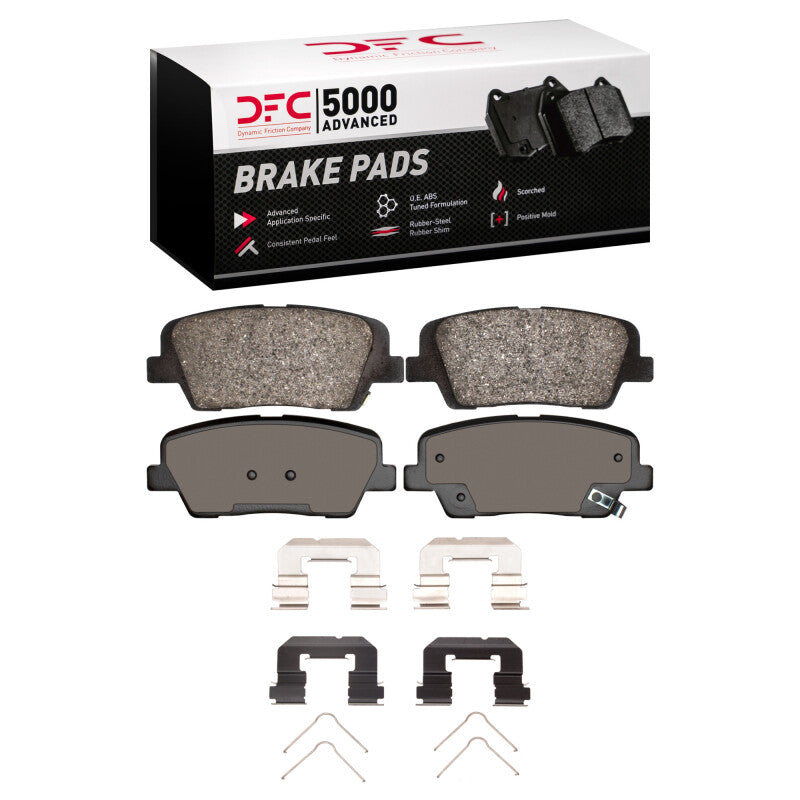 DFC 18-23 Genesis G70 Rear 5000 Advanced Ceramic Brake Pads and Hardware Kit