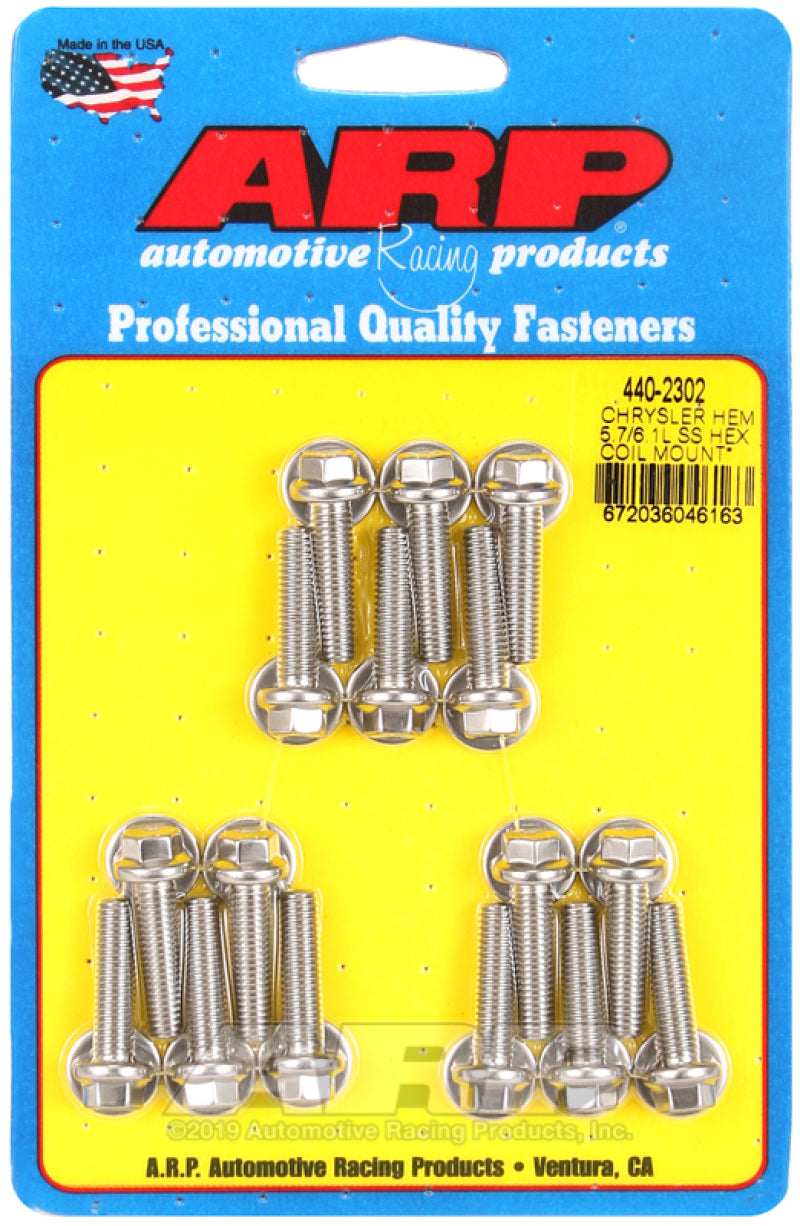 Coil Bracket Bolt Kit 6pt Mopar 5.7/6.1L Hemi