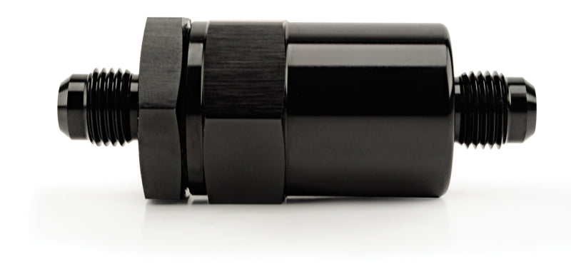 Mini Fuel Filter - w/6an inlet & outlet