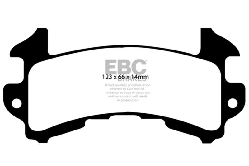 Brake Pads Yellowstuff GM Metric