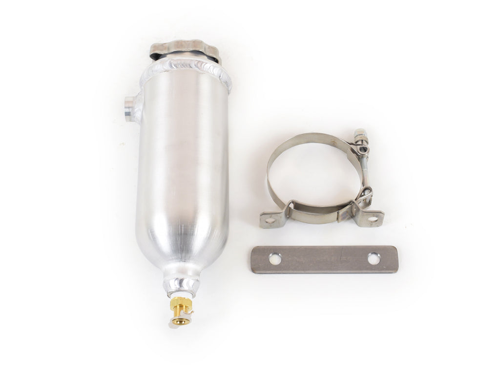 Canton 80-206 Aluminum Catch Fill Tank 24 Oz 3/8" Ports & Petcock W/ Vented Cap