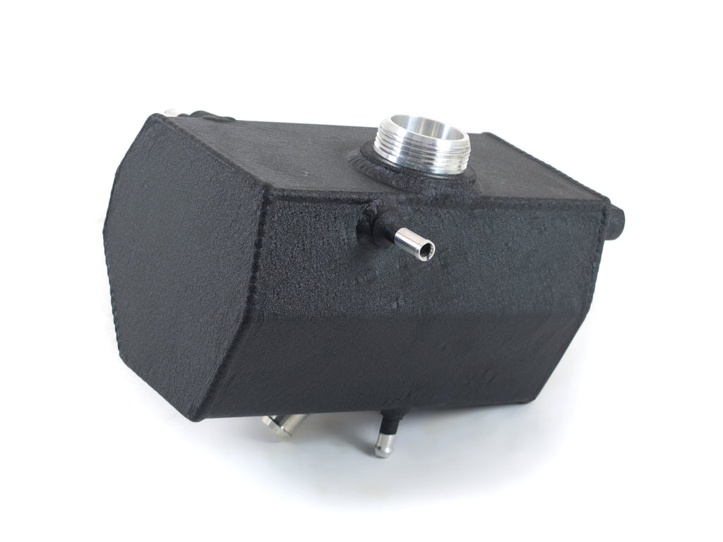 Canton 80-247SBLK Aluminum Expansion Tank 2015-Up Mustang With Stock Neck Black