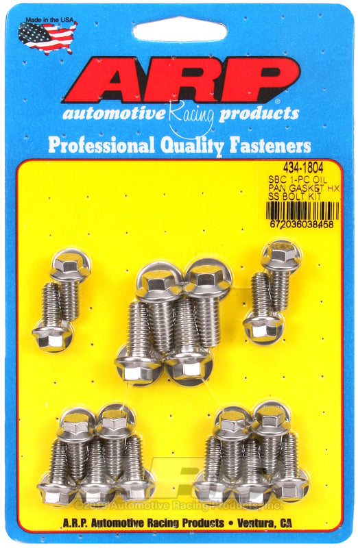 SBC S/S Oil Pan Bolt Kit
