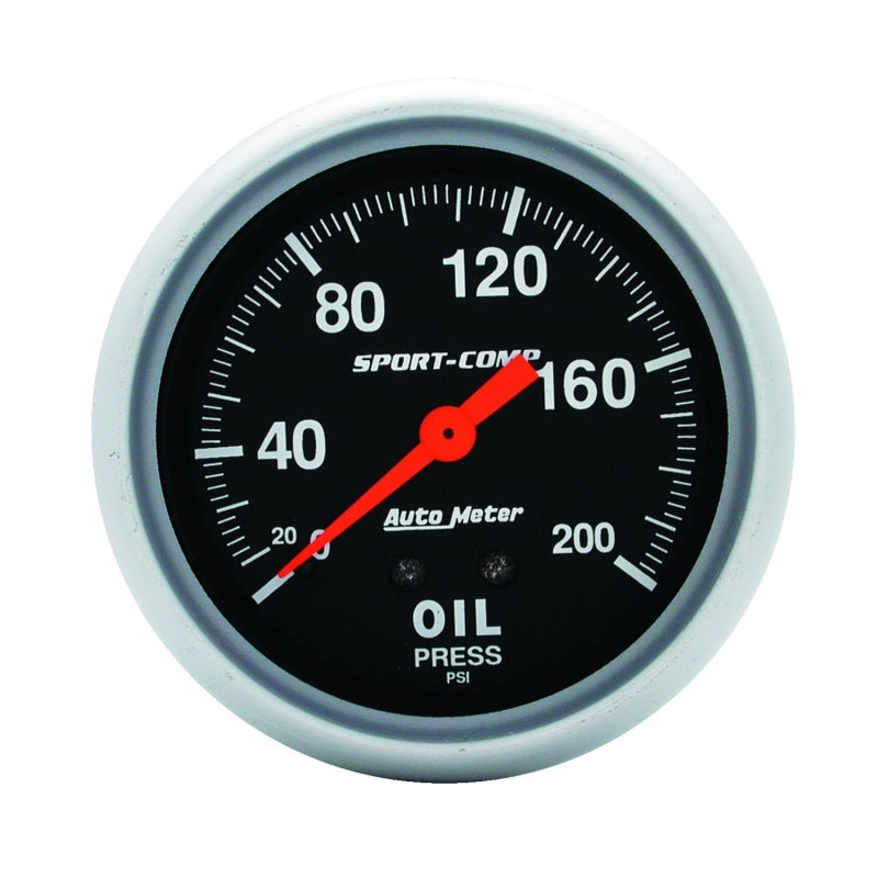 0-200 Oil Pressure Gauge