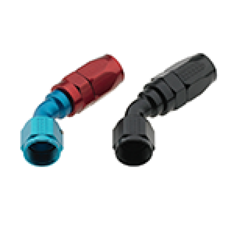 Hose Fitting #6 45 Deg Pro-Flow Black