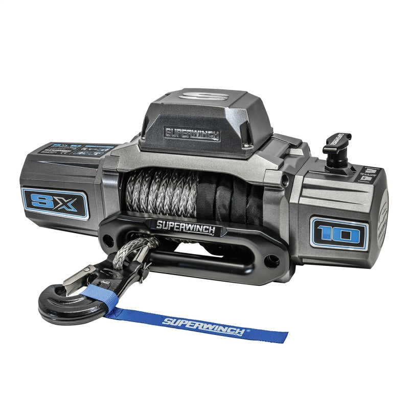 SX 10000SR Winch Synthet ic Rope 12ft Handheld