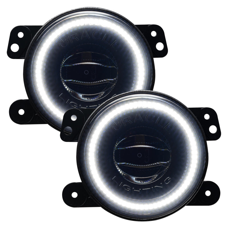 Jeep Wrangler JK/JL Fog Lights w/Halo White