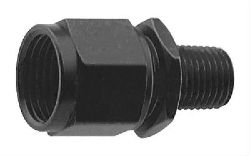 #8 Female Swivel to 3/8mpt Fitting Black