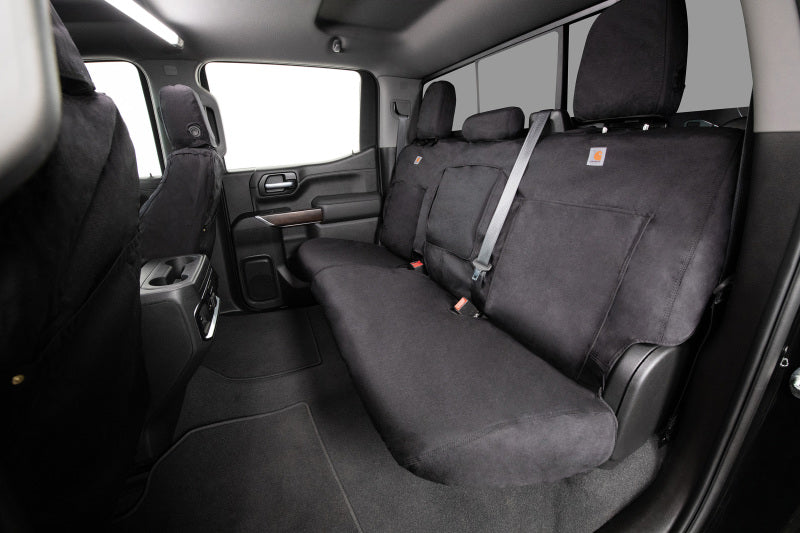 Covercraft 16-23 Toyota Tacoma Carhartt Super Dux SeatSaver Custom Front Row Seat Covers - Black