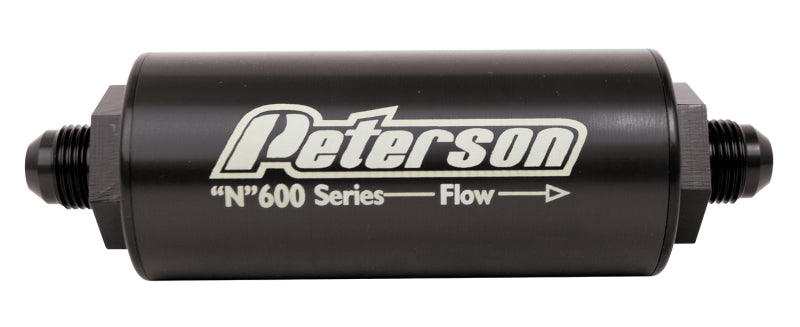 Fuel Filter -8an 100 Micro Black