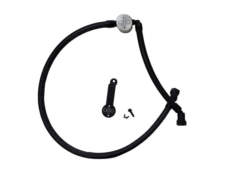 J&L 18-25 Jeep Wrangler JL 3.6L Driver Side Oil Separator 3.0 - Clear Anodized