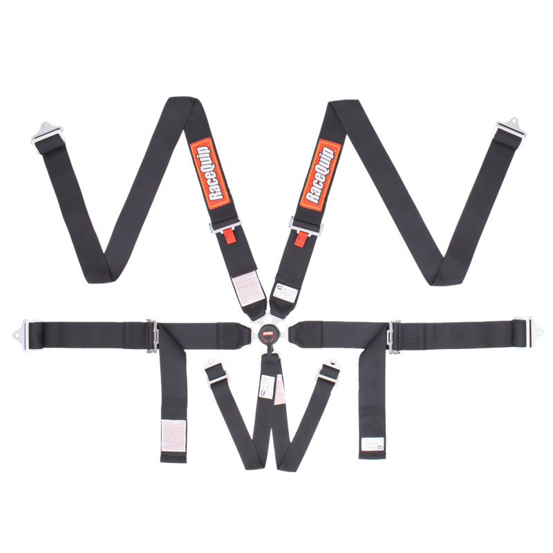 6pt Harness Camlock SFI P/U Sportsman Black