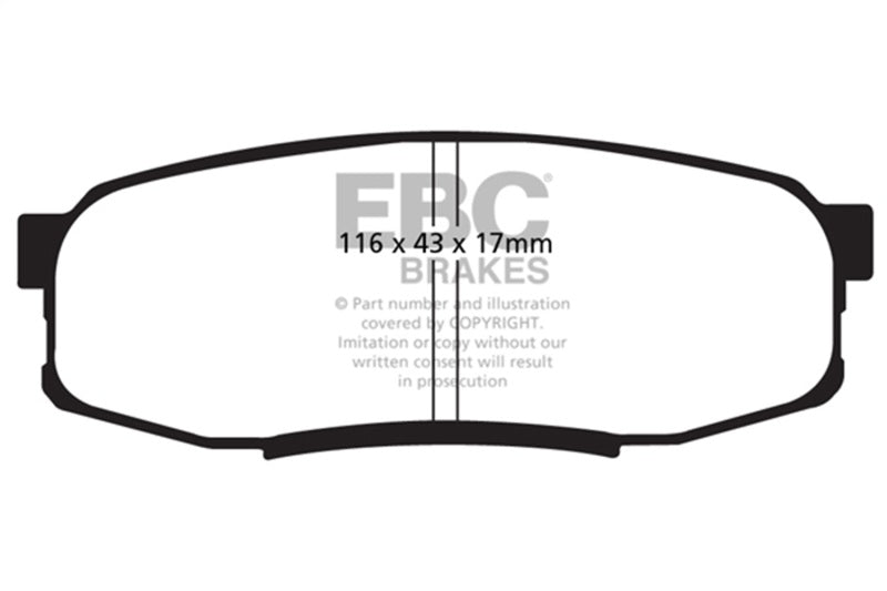 Brake Pads Yellowstuff Rear Toyota Land Crusier