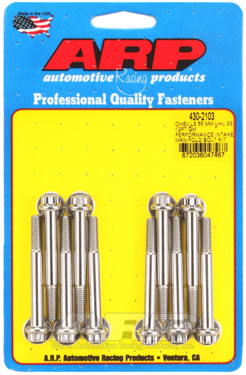 GM LS Intake Bolt Kit w/GM Performance Intake