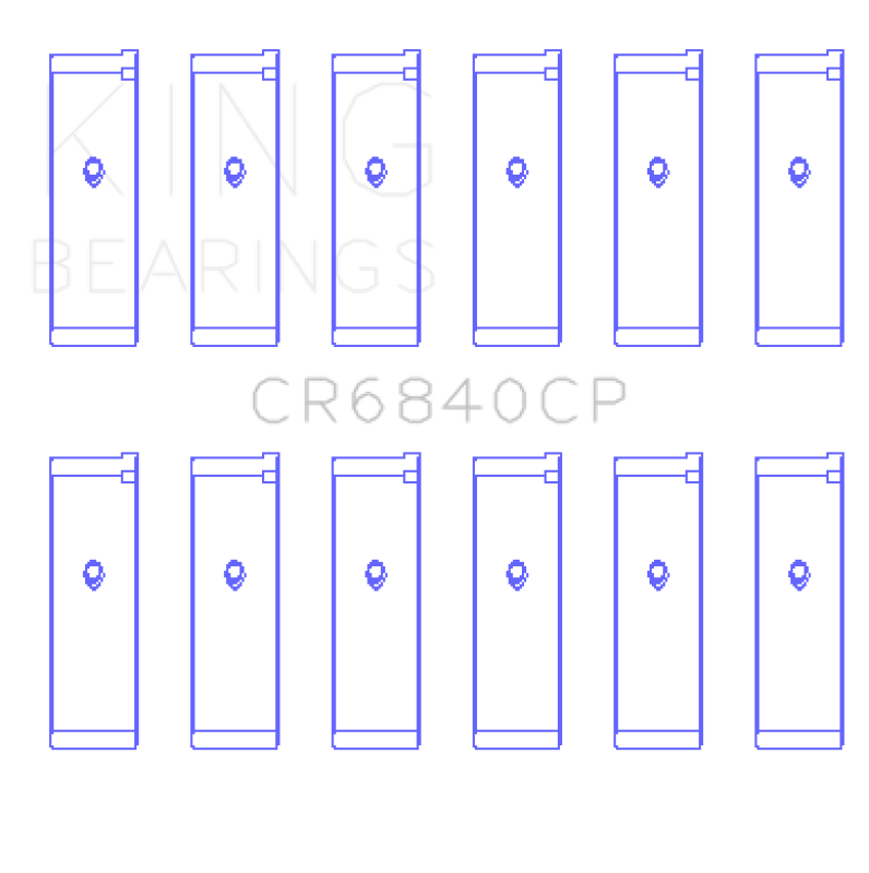 King Engine Bearings 05-12 Nissan VQ40DE 6 Cyl Rod Bearing Set - Size STD