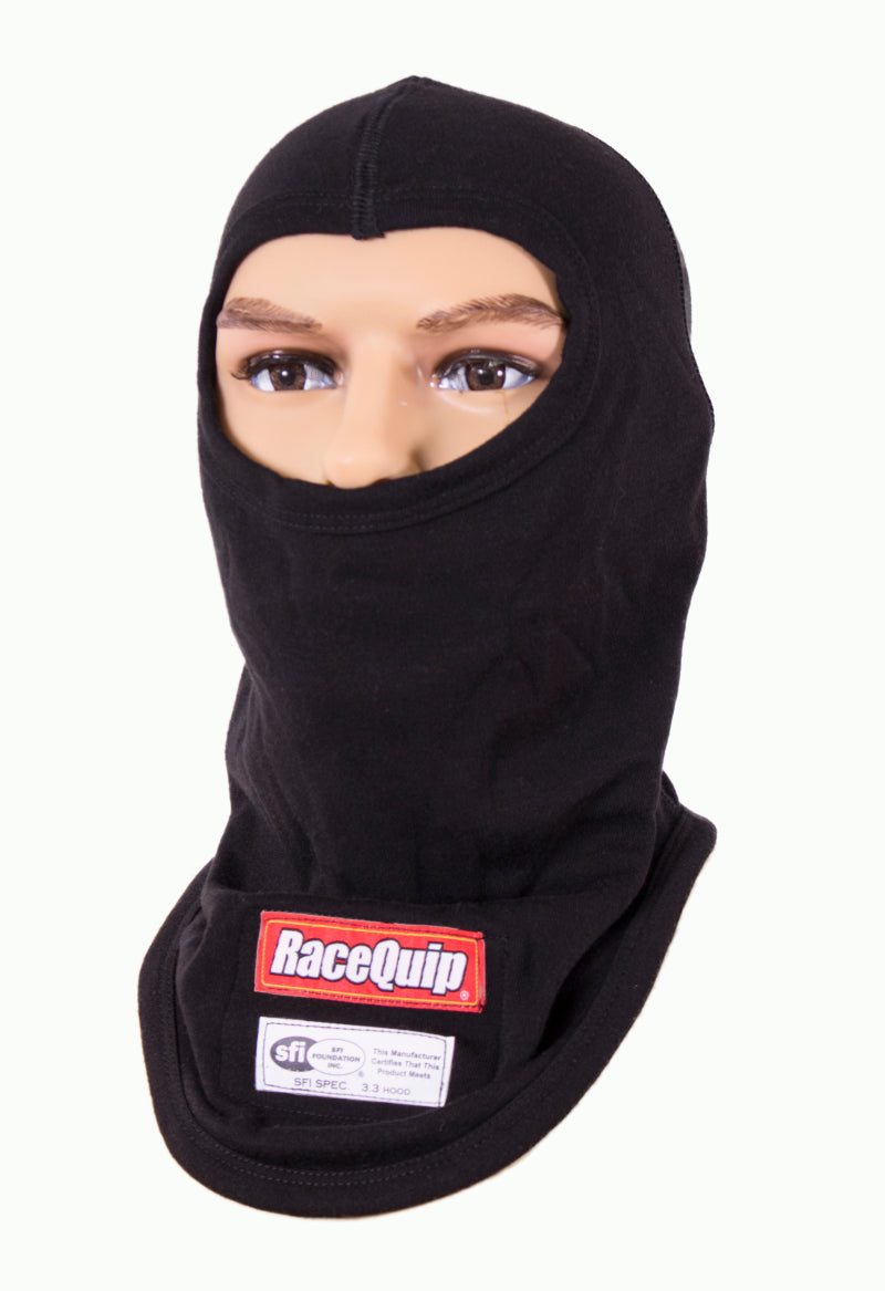 Headsock FR Black Double Layer SFI 3.3