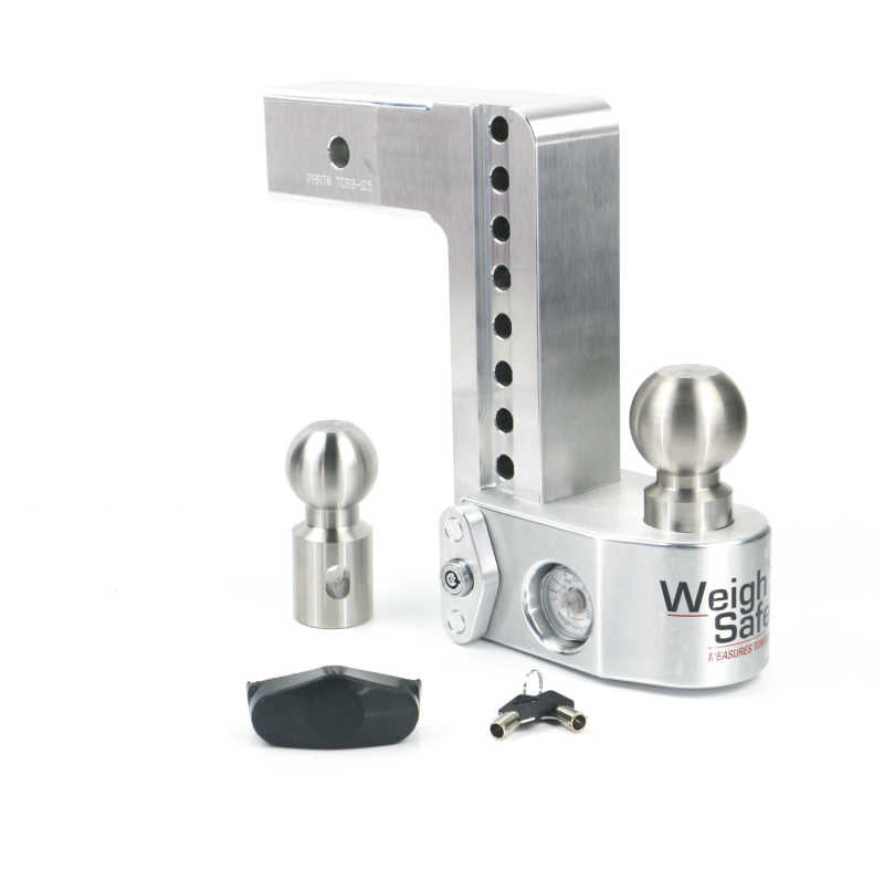 Weigh Safe 8in Drop Hitc h w/ 2.5in Shank