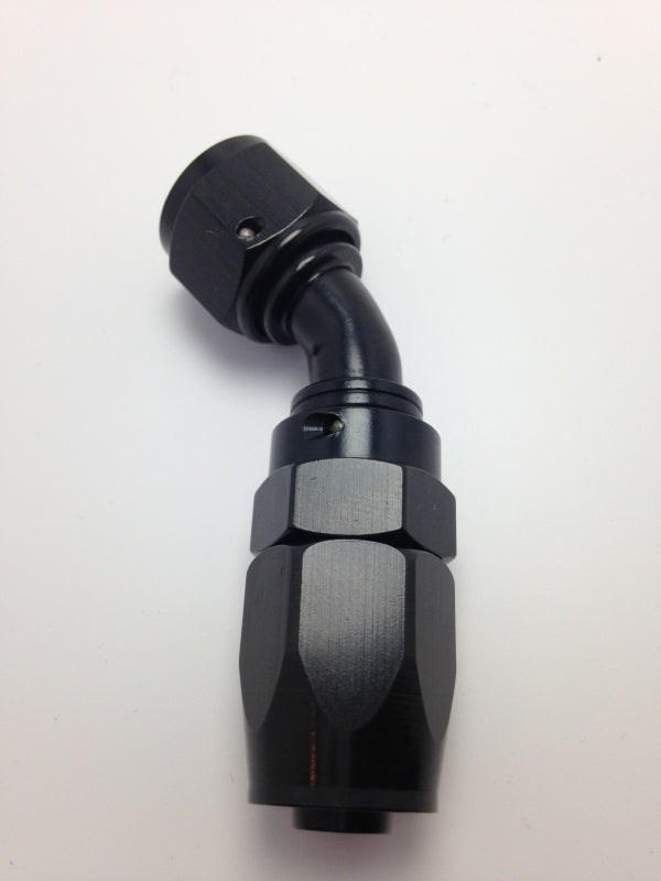 Hose Fitting #12 60 Deg Pro-Flow Black