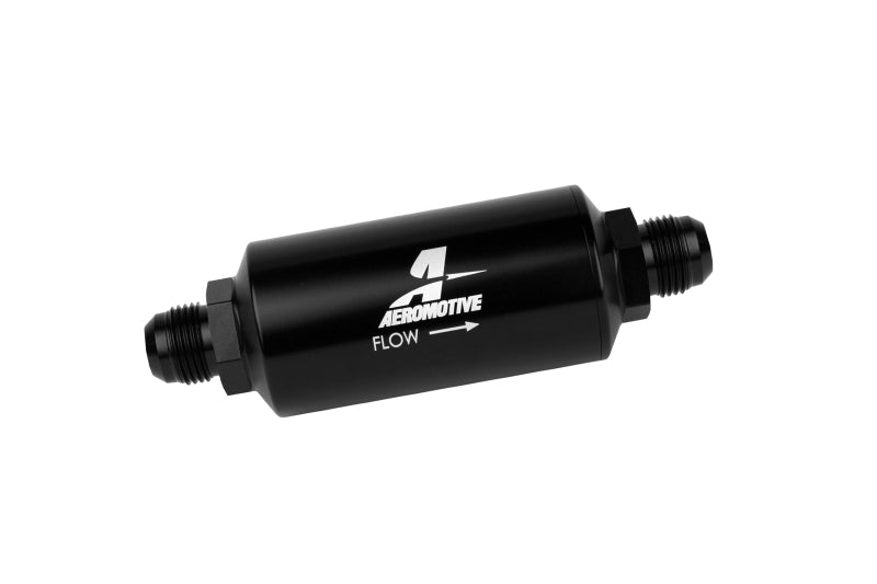 10an Inline Fuel Filter 10 Micron 2in OD Black
