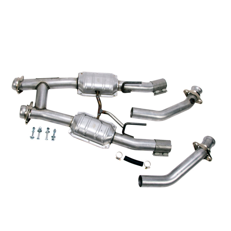 2-1/2 H-Pipe w/Conv. - 86-93 Mustang