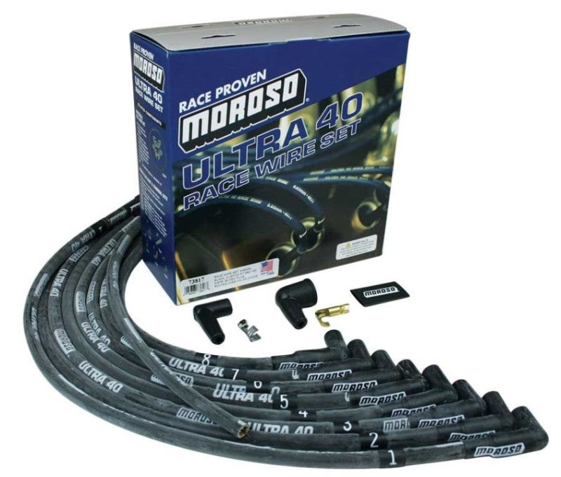 Ultra 40 Plug Wire Set - Black