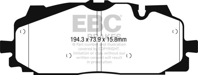 Brake Pads Redstuff Front Audi A6
