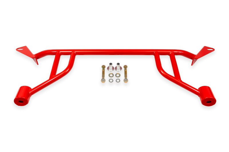 BMR 24-25 Ford Mustang S650 Chassis Brace Front Subframe 4-point - Red
