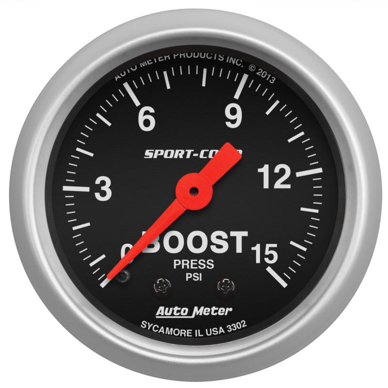2-1/16 S/C  Boost  Gauge 0-15 PSI