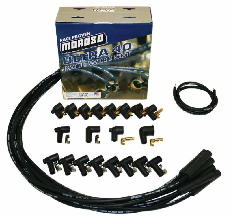Ultra 40 Plug Wire Set - Black