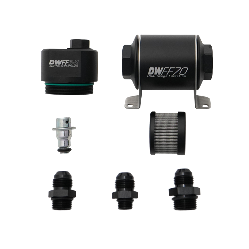 70mm Billet Filter Reg 10 Micron 8AN Fittings