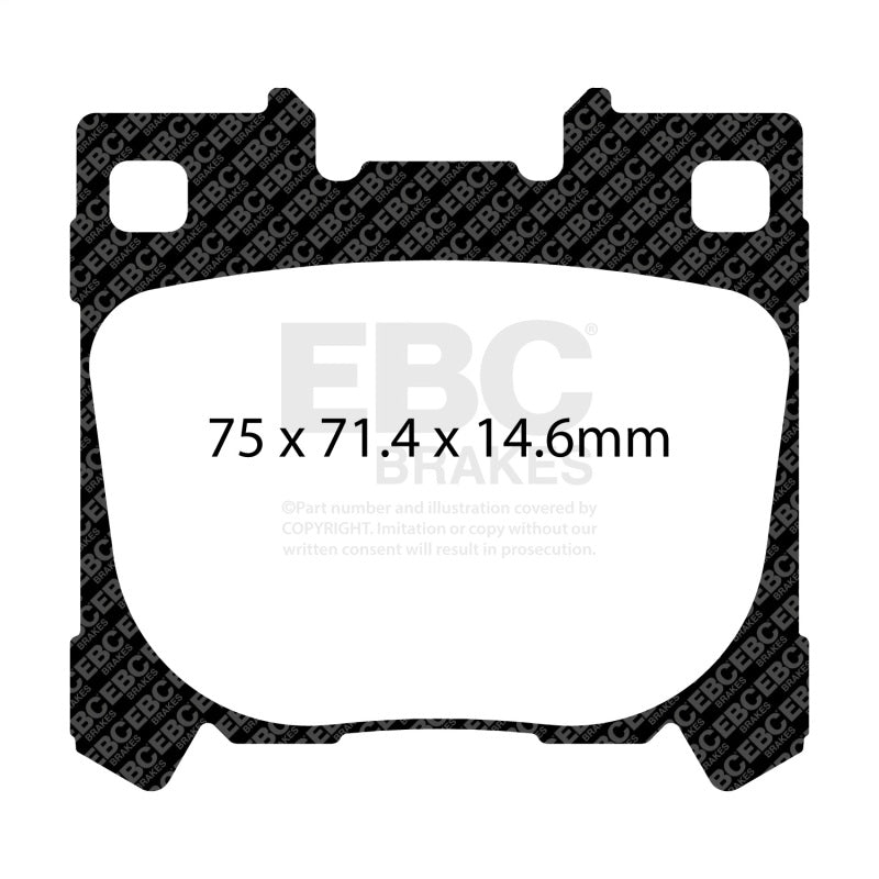 EBC 2022+ Toyota GR Yaris Bluestuff Rear Brake Pads