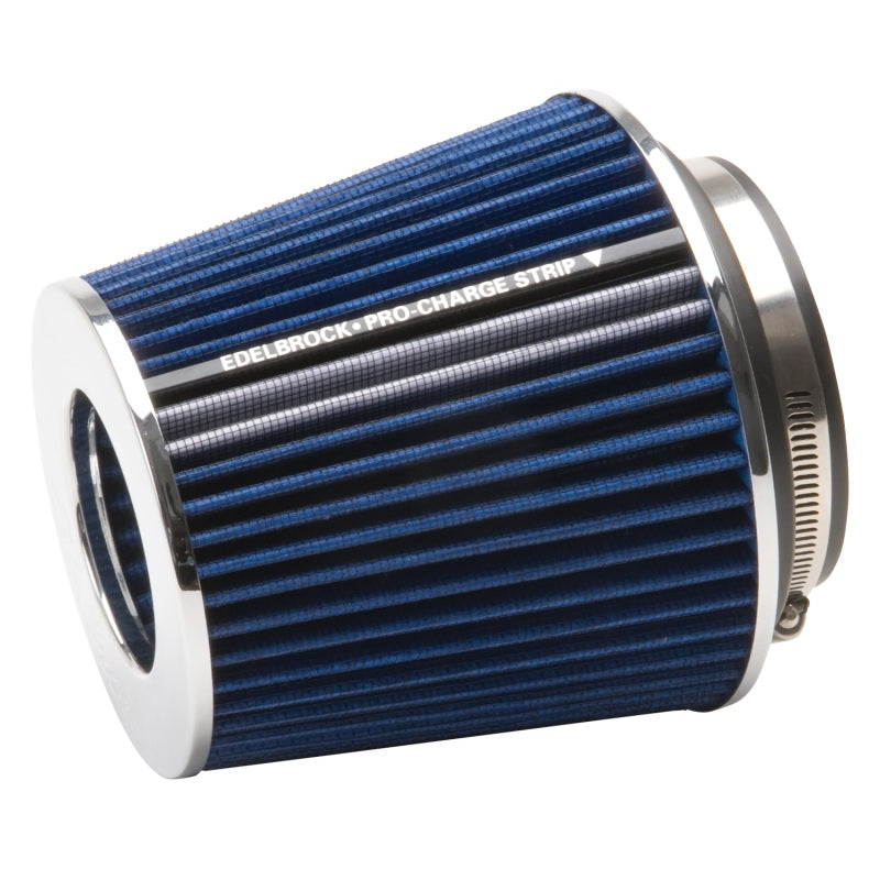 Pro-Flo Air Filter Cone 6.70 Tall Blue/Chrome