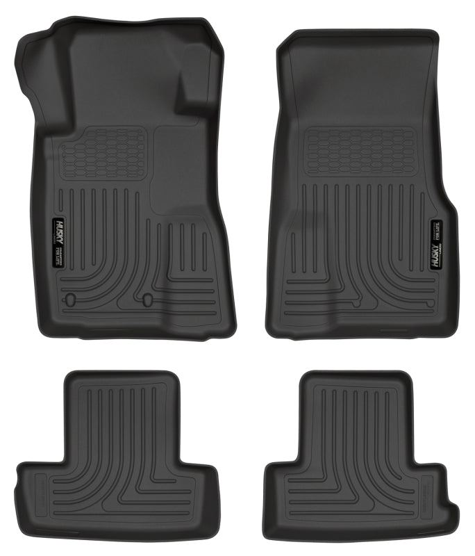 10-14 Mustang Front/2nd Seat Floor Liners Black