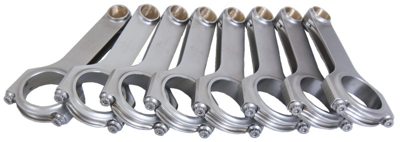 SBC 4340 Forged H-Beam Rods 6.000