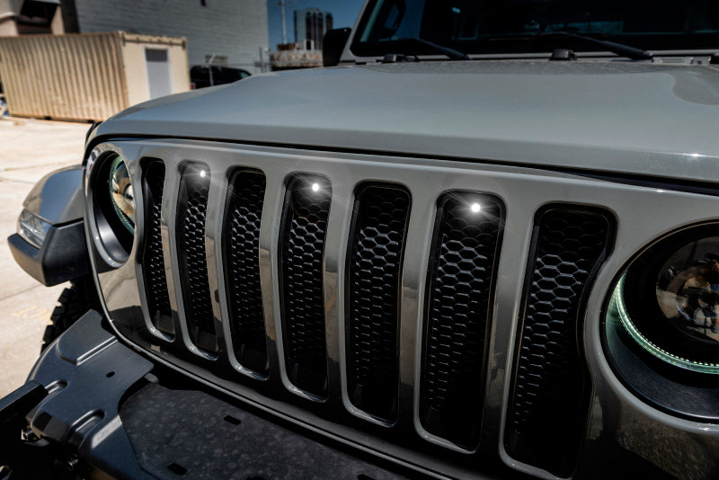 Pre-Runner Style LED Gri ll 18- Jeep Wrangler JL