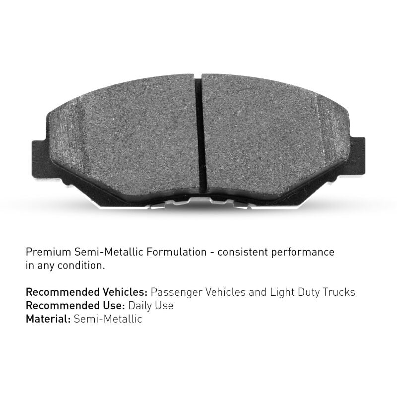 R1 2015-2018 Mercedes-Benz C200 (Mexico) Front R1 Semi Met Pads