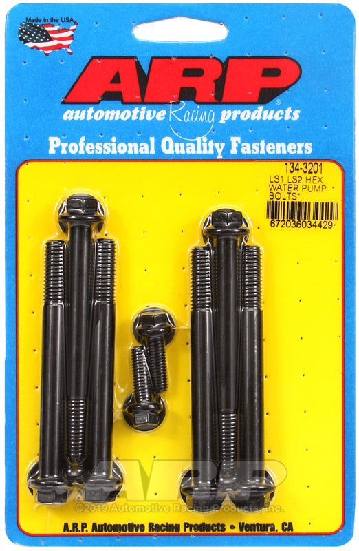 W/P & Thermostat Housing Bolt Kit - 6pt. LS1/LS2