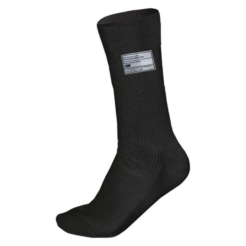 Racing Socks Black Nomex Size Large FIA