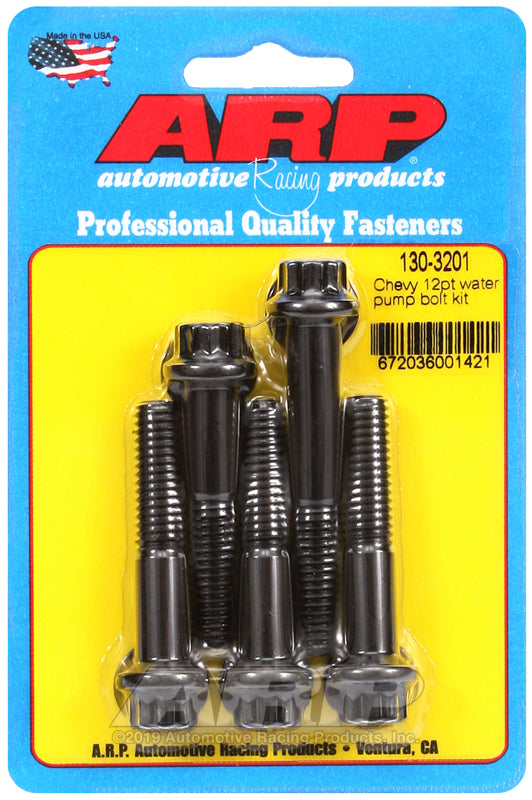 Chevy Water Pump Bolt Kit - 12pt.
