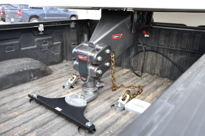 Gen-Y Phantom-X 2.5in Solid Shank 5in Drop 1.6K TW 16K Hitch w/GH-051 Dual-Ball & GH-032 Pintle Lock