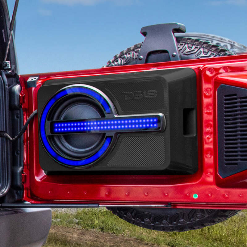 DS18 21-25 Ford Bronco Tailgate Subwoofer Enclosure 12in Loaded IXS12.4D Included (Speaker Included)