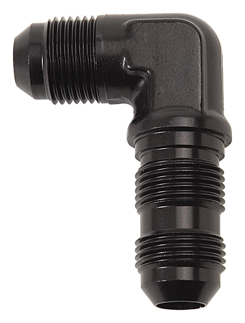 8AN 90Deg Bulkhead Black
