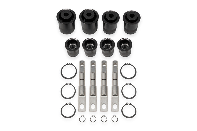 BMR 14-19 Chevrolet Corvette C7 Front Upper & Lower Control Arm Bearing Kit - Black Anodized