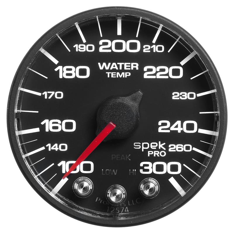Spek-Pro 2-1/6 Water Temp Gauge w/Peak Memory