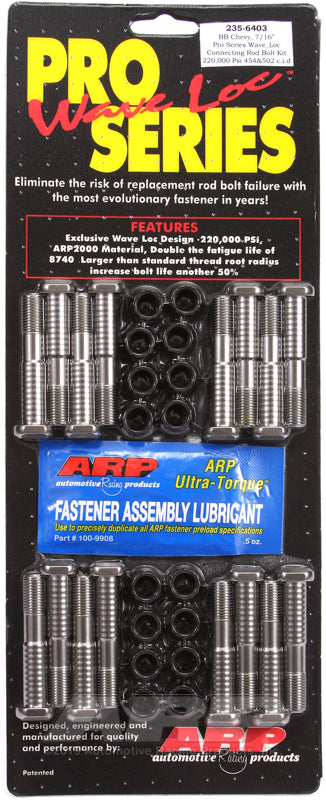 BBC Rod Bolt Kit - 7/16 Pro-Series