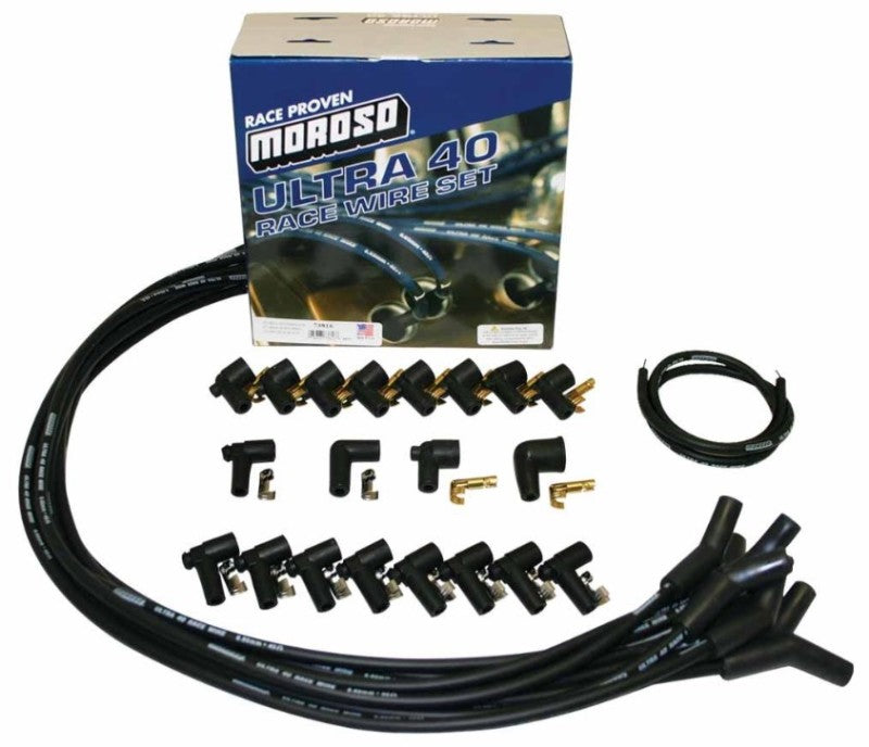 Ultra 40 Plug Wire Set - Black