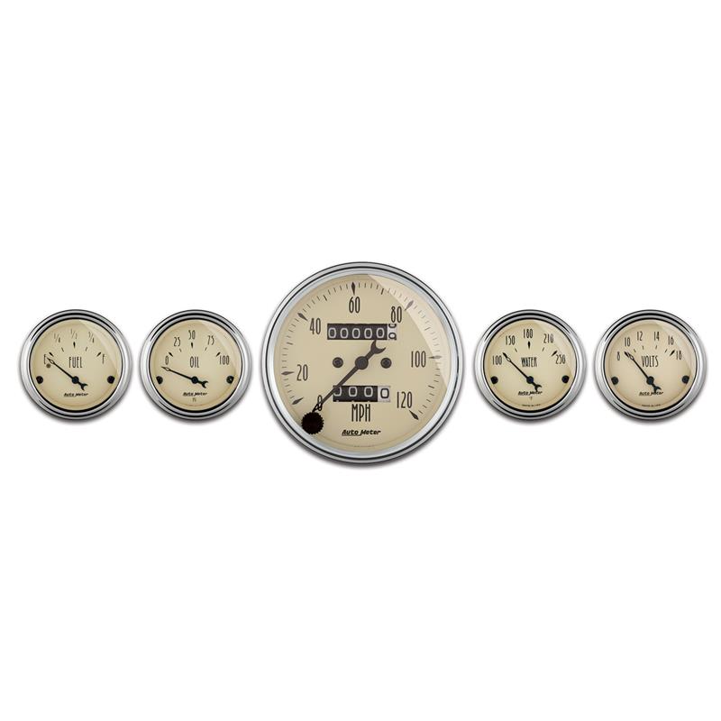 A/B 5pc. Gauge Kit w/Mech. Speedo