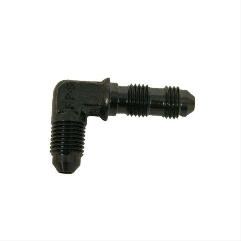 #3 x 90 Deg Bulkhead Fitting Black